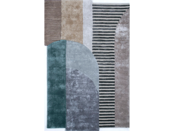 BESPOKE TNQ-1142 - Handmade fabric rug by Jaipur Rugs - view 2